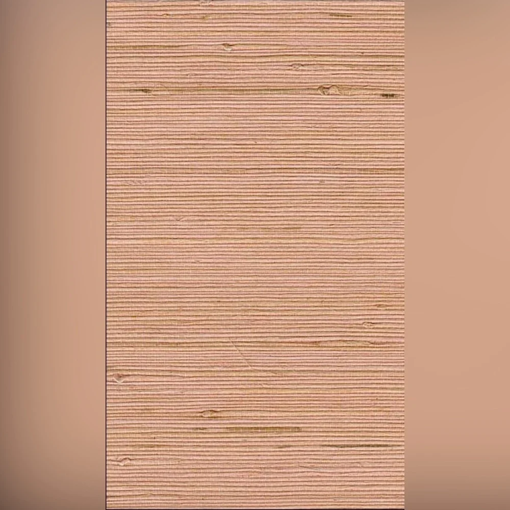 Light Pink Jute Wallpaper
